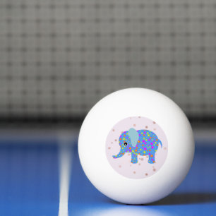 Cute Elephant Ping Pong Ball