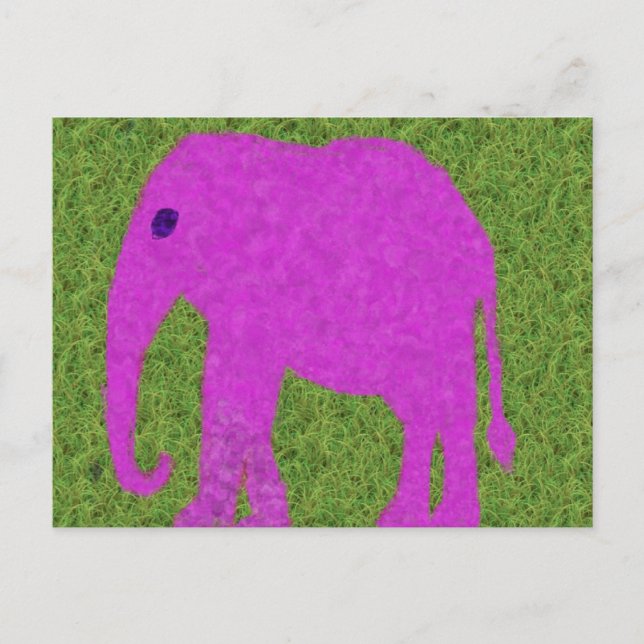 Cute Elephant Postcard (Front)