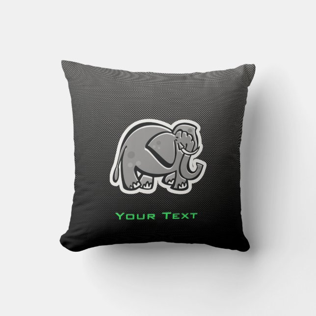 Cute Elephant; Sleek Cushion (Front)