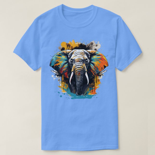 Cute Elephant T-Shirt (Design Front)