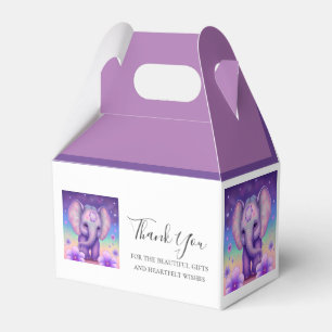 Cute Elephant  thank you  Favour Box