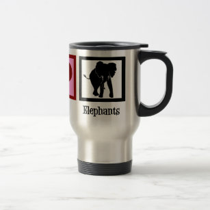 Cute Elephant Travel Mug