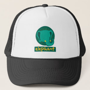 cute elephant trucker hat