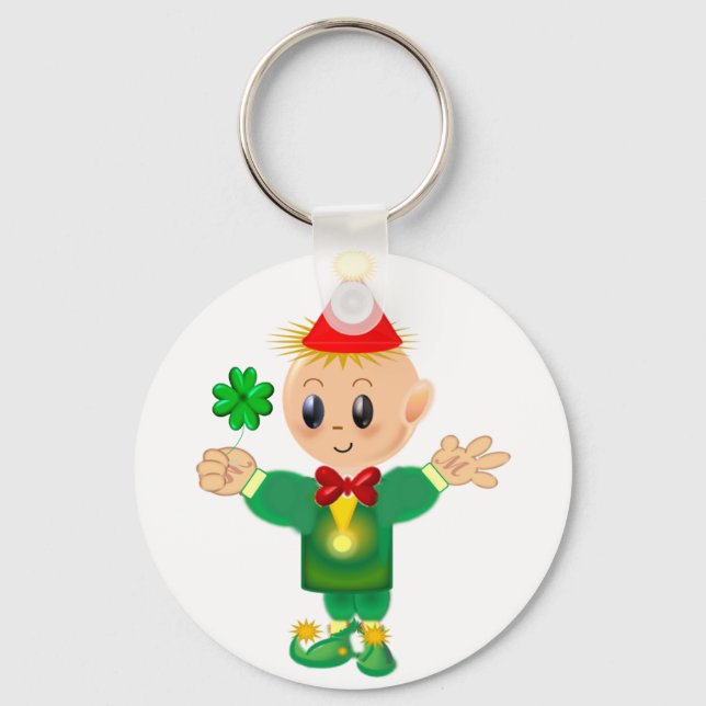 Cute elf key ring (Front)