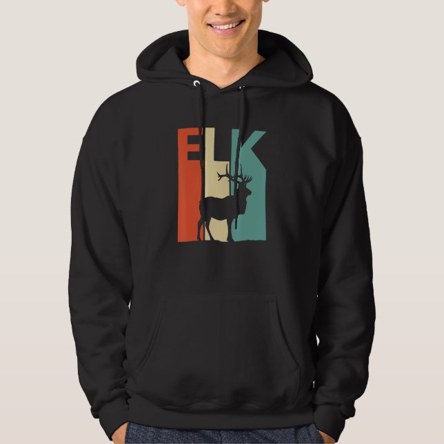 Cute Elk Animal Hoodie (Front)