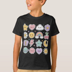 Cute Emoji Kids T-Shirt – Fun Smiley Faces Cartoon