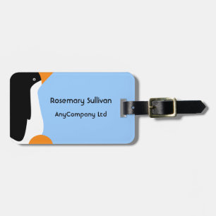 Cute Emperor Penguin Luggage Tag