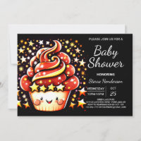 Cute Enchanted Custom Muffin Boy Baby Shower