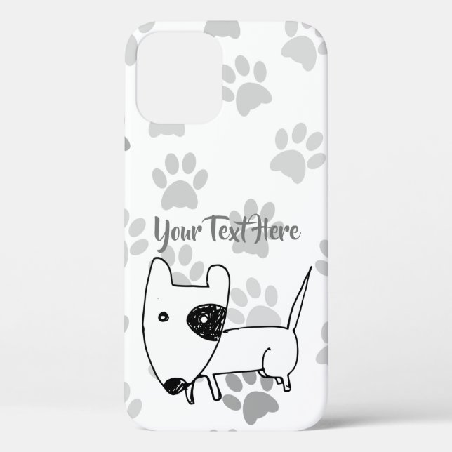 Cute English Bull Terrier Case-Mate iPhone Case (Back)