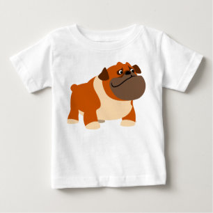 Cute English Bulldog Baby Clothing T-Shirt
