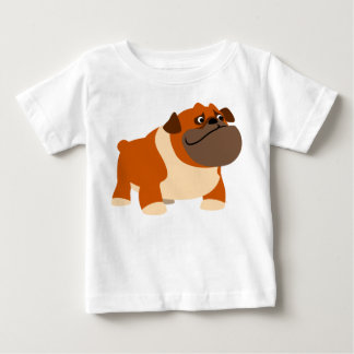 Cute English Bulldog Baby Clothing T-Shirt