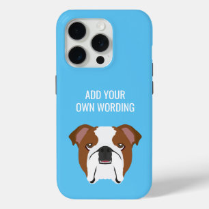 Cute English Bulldog iPhone 15 Pro Case