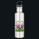 Cute English Bulldog Dog & Bunny Ears Eggs Happy E 710 Ml Water Bottle<br><div class="desc">Cute English Bulldog Dog & Bunny Ears Eggs Happy Easter Day T-Shirt for Men Women Girls Kids</div>