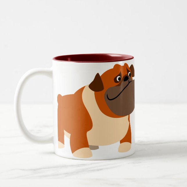 Cute English Bulldog Mug (Left)