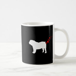Cute English Bulldog Owner Valentines Day Heart Do Coffee Mug