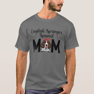 Cute English Springer Spaniel Mom Mothers Day Dog T-Shirt