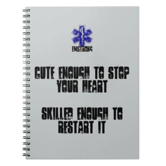 Cute Enough To Stop Heart Skill Enough To Restart Notebook