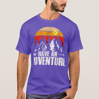 Cute Eplore Nature Have An Adventure Retro Forest  T-Shirt