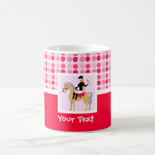 Cute Equestrian Girl. Coffee Mug