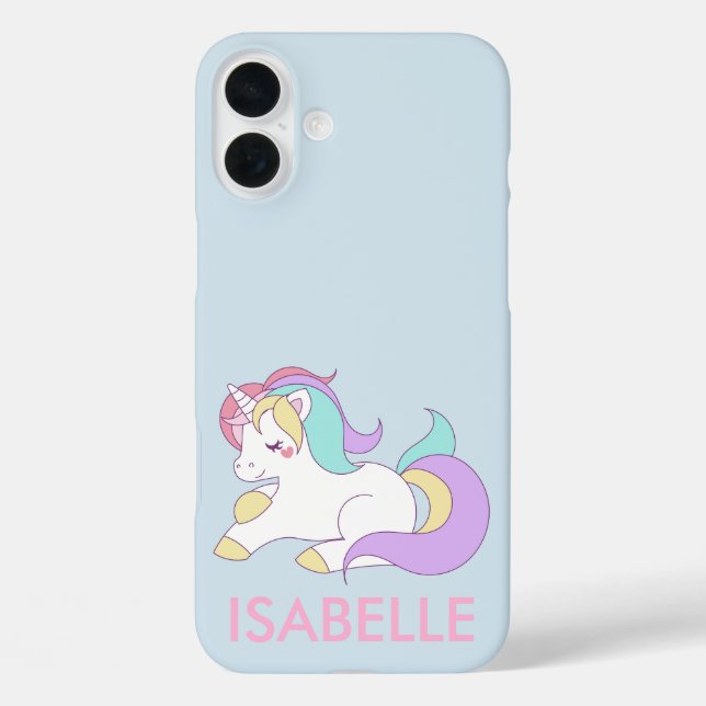 Cute Equestrian Rainbow Unicorn Case-Mate iPhone Case (Back)