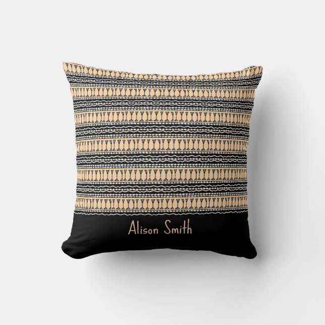 Cute Ethnic Pattern, African Art  Cushion (Front)
