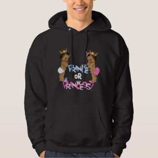 Cute Ethnic Prince or Princess Baby Gender Reveal  Hoodie