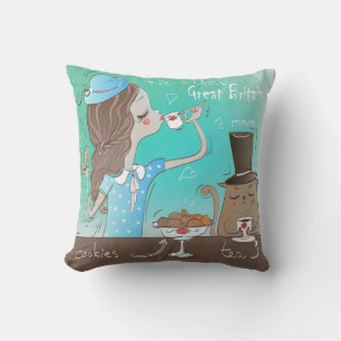 Cute European Meal Cushion