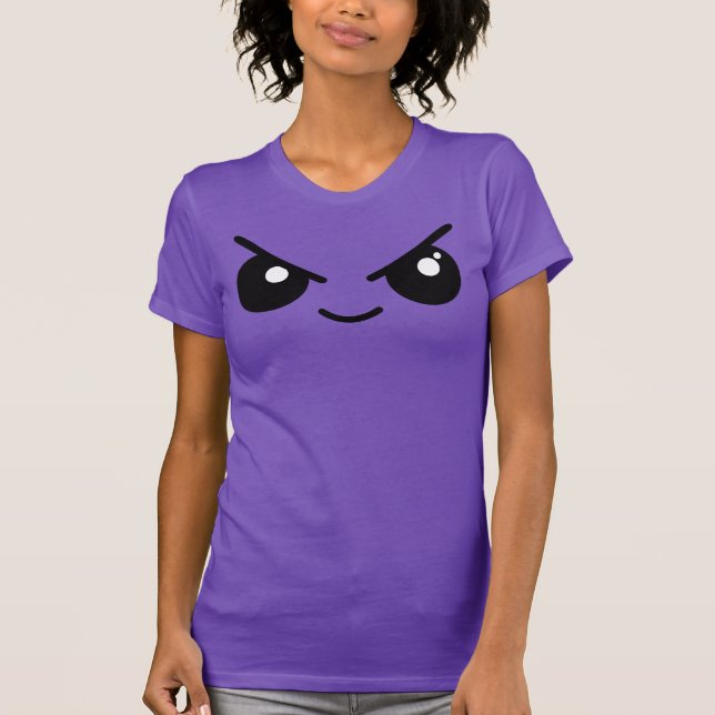Cute Evil Face T-Shirt (Front)