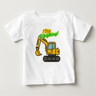 Cute Excavator Kids T-Shirt – “I Dig Everything!”