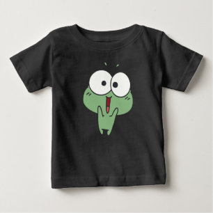 Cute excited cartoon frog baby T-Shirt