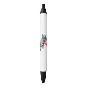 Cute Excited Cartoon Wolf Pen