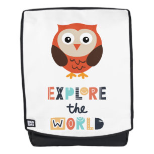 Cute Exploring Owl Backpack