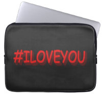 Cute Expression Design "#ILOVEYOU". Buy Now