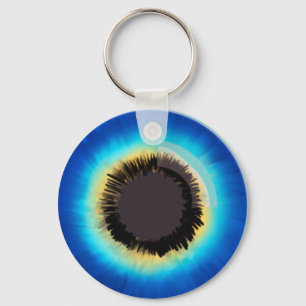 Cute Eye's Button Key Chain