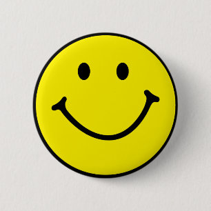 Cute Face 6 Cm Round Badge