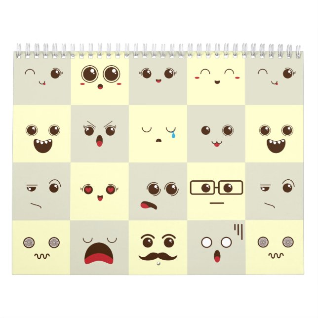 Cute face calendar (Cover)