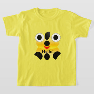 Cute Face Hello Kid T-Shirt
