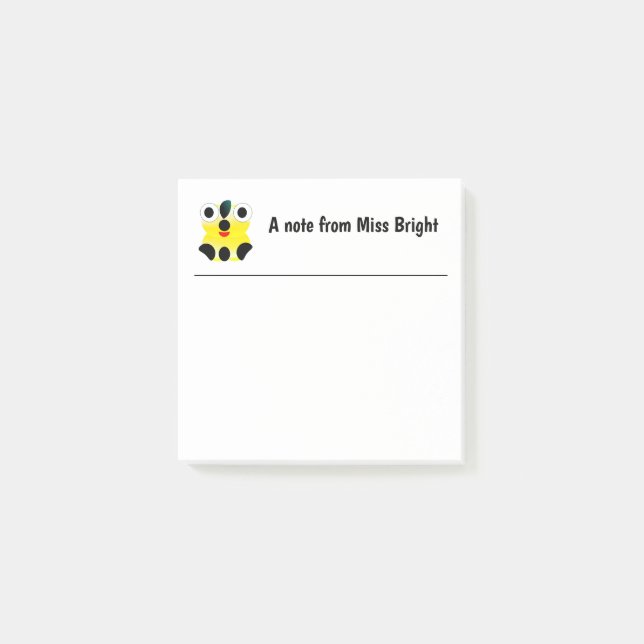Cute Face Post-It Notes (Front)