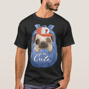 Cute Face Pug Dog Classic 34 T-Shirt