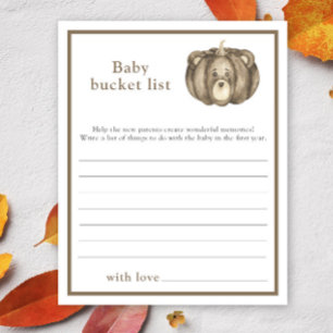 cute face Pumpkin - Baby bucket list