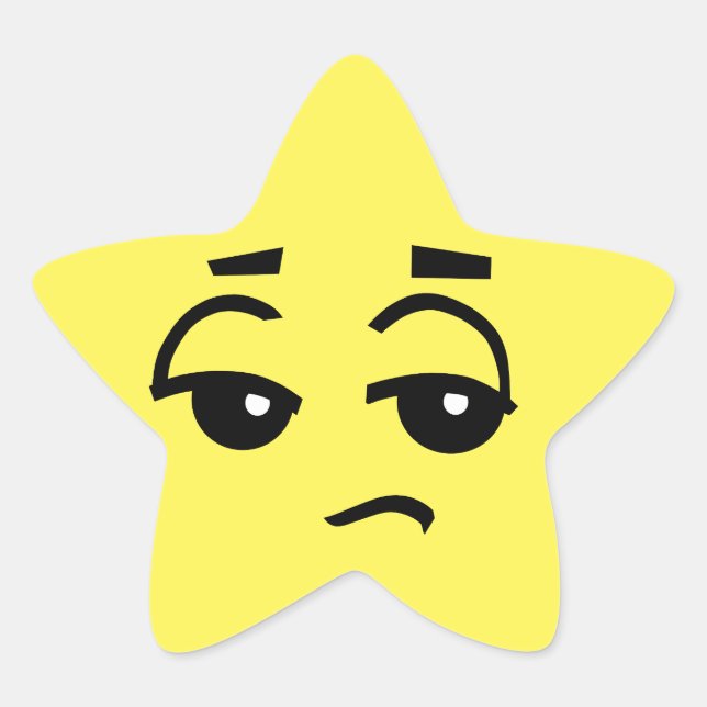 CUTE FACE STAR STICKERS (Front)
