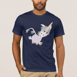 Cute Facetious Cartoon Unicorn T-Shirt