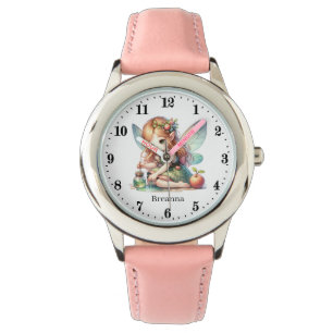 Cute fairy add name girls Watch