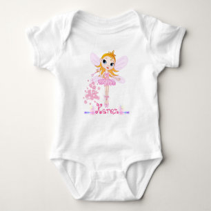Cute Fairy Ballerina Baby Bodysuit