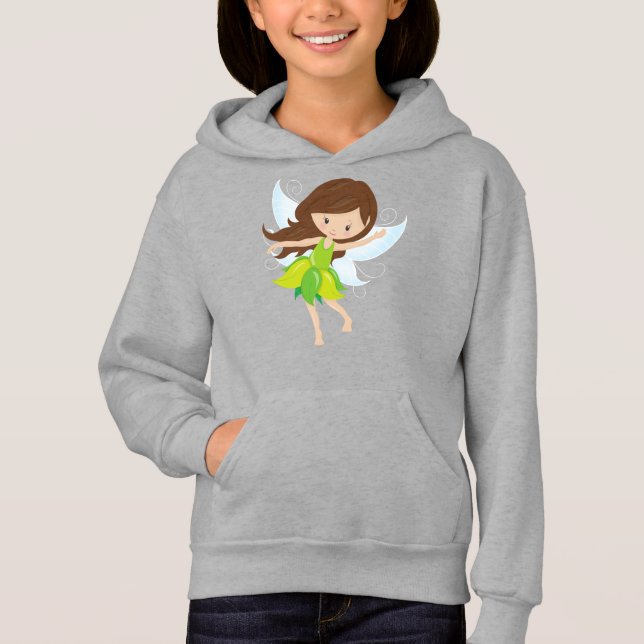 Cute Fairy, Brown Hair, Magic Fairy, Forest Fairy (Front)