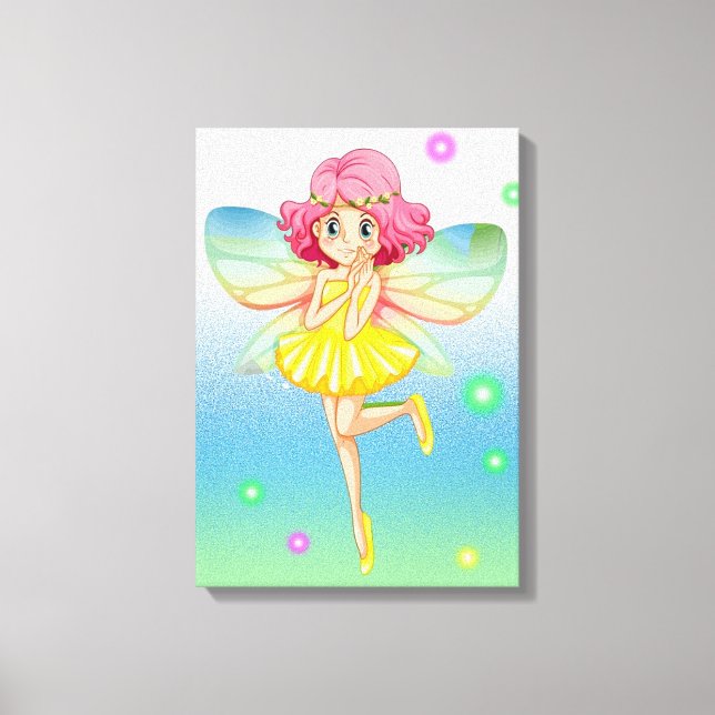 Cute Fairy Canvas Print (Front)