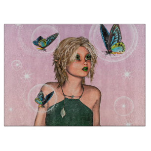 Cute Fairy Cutting Board