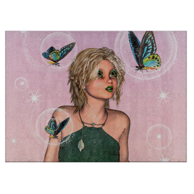 Cute Fairy Cutting Board (Front)