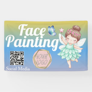 Cute Fairy Facepainter Artist Banner