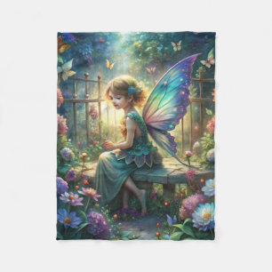 Cute Fairy  Fleece Blanket